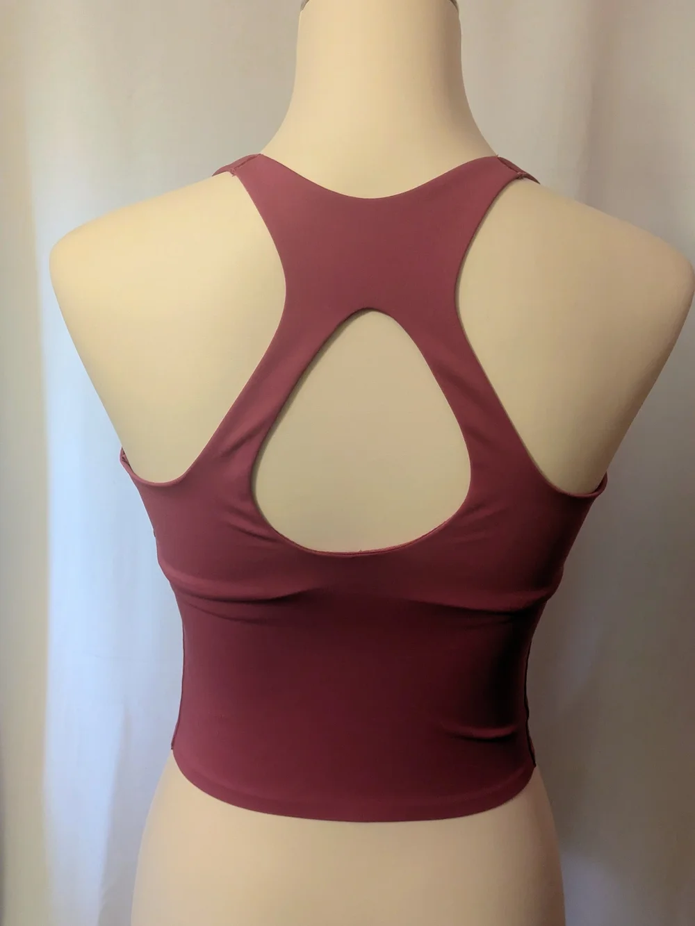 Nike Women's Mauve Racerback Sports Crop Bra